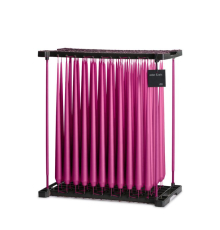 Коническая свеча Ester & Erik | Темная слива - матовое покрытие - 42 см