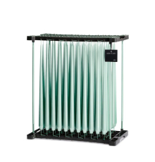 Коническая свеча Ester & Erik | Розово - нефритовый камень - матовое покрытие - 42 см