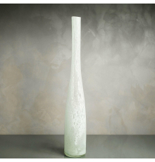 Ваза Hakbijl | Белая - Стекло - Ø 9,5 - H 47 см