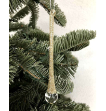 Ялинкова прикраса Goodwill | Крапелька золота - 12 см