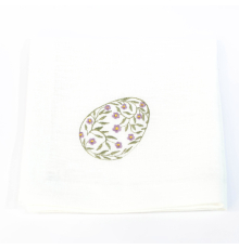 Великодній рушник із вишитою крашанкою