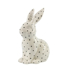 Великодній кролик білий у горошок | Hoff