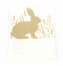 Великодній рушник із золотим кроликом | PPD