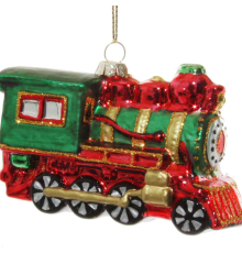 Ялинкова прикраса ShiShi | Паровоз - 10 см