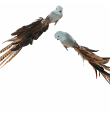 Птичка сине-коричневая - 45 см