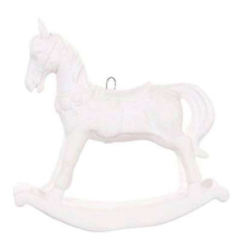 Ялинкова прикраса ShiShi | Порцеляновий коник - 10 см