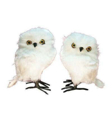 Прикраса Goodwill - біла сова 16.5 см