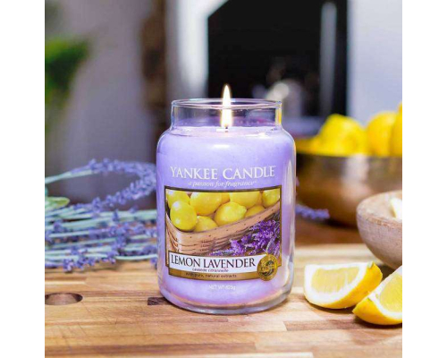 Aромасвічка Yankee Candle | Lemon Lavender - 623 г
