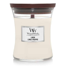 Аромасвеча Woodwick | Linen Linge Propre - 275 г