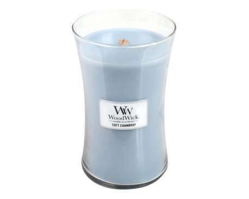 Аромасвеча Woodwick | Soft Chambray - 609.5 г