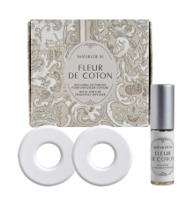 Сменный блок ароматизатора для автомобильного Mathilde M | Scented Escapades - Цветок хлопка / Cotton Flower - 9,5 x 8,3 x 2,7 см